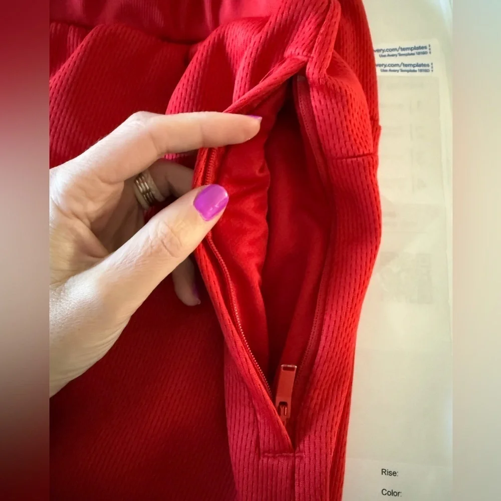 Men’s Adidas Red Athletic Shorts, 7”, Size XL